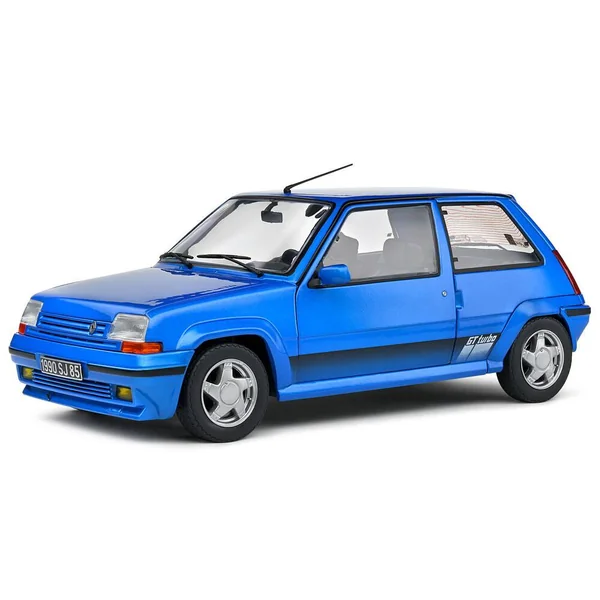 1/18 VOITURE RENAULT SUPER 5 GT TURBO MK2 BLEU LUMIERE 1990 ET MUG
