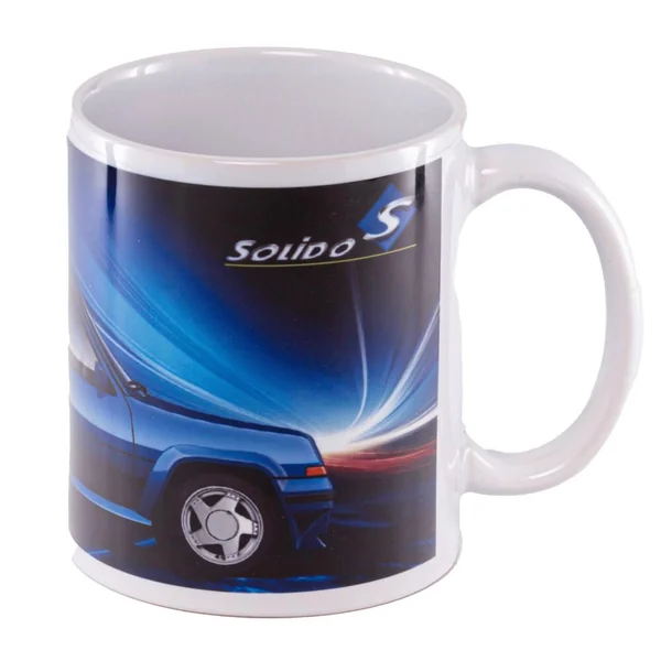 1/18 VOITURE RENAULT SUPER 5 GT TURBO MK2 BLEU LUMIERE 1990 ET MUG