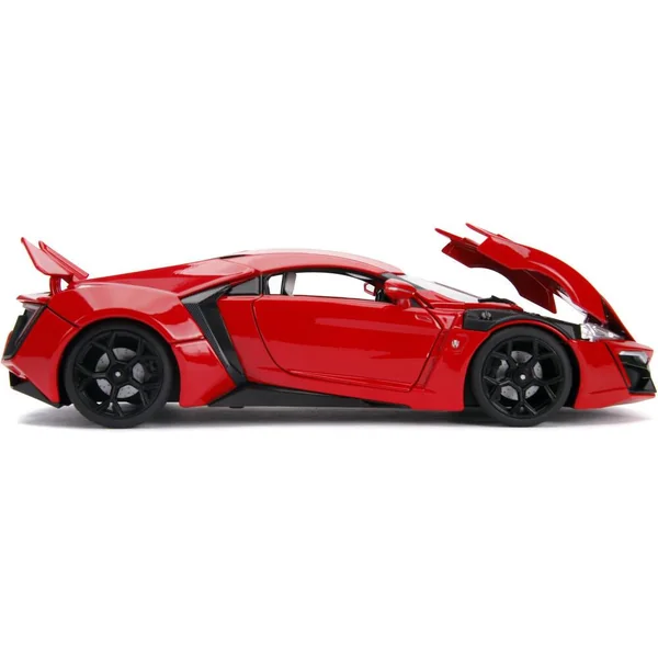 1/18 VOITURE - W MOTORS LYKAN HYPERSPORT W -DOM'S FIGURE RED FF 2012