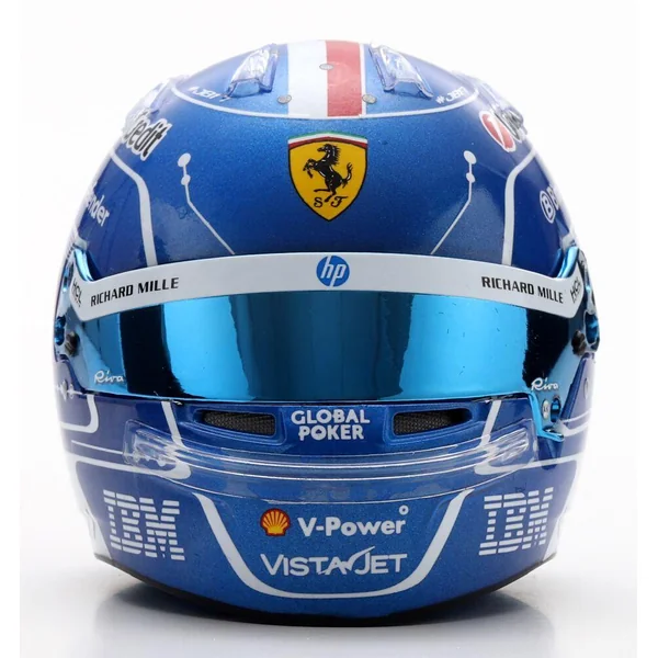 1/5 CASQUE F1 CHARLES LECLERC - SCUDERIA FERRARI HP - GP MIAMI 2025