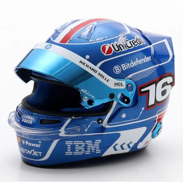 1/5 CASQUE F1 CHARLES LECLERC - SCUDERIA FERRARI HP - GP MIAMI 2025