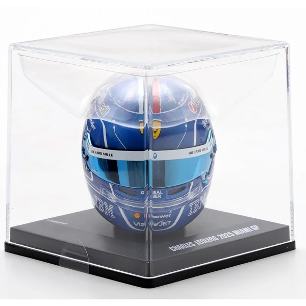 1/5 CASQUE F1 CHARLES LECLERC - SCUDERIA FERRARI HP - GP MIAMI 2025