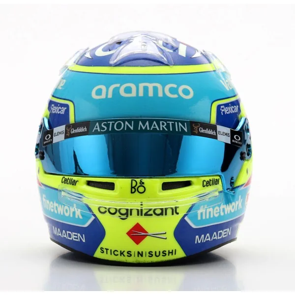 1/5 CASQUE F1 FERNANDO ALONSO - ASTON MARTIN ARAMCO FORMULE 1 TEAM 2025