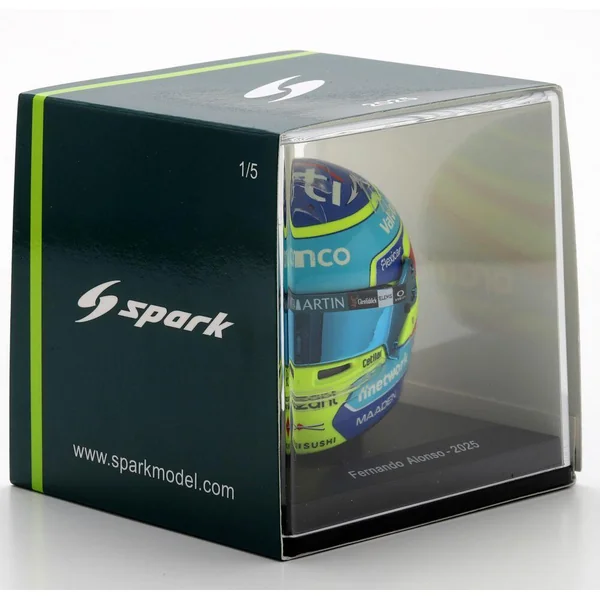 1/5 CASQUE F1 FERNANDO ALONSO - ASTON MARTIN ARAMCO FORMULE 1 TEAM 2025