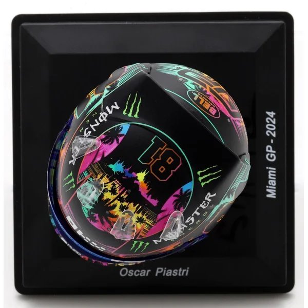 1/5 CASQUE OSCAR PIASTRI - MCLAREN FORMULE 1 TEAM - GP MIAMI 2024