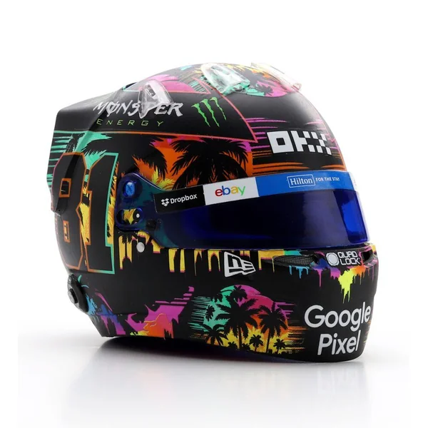 1/5 CASQUE OSCAR PIASTRI - MCLAREN FORMULE 1 TEAM - GP MIAMI 2024