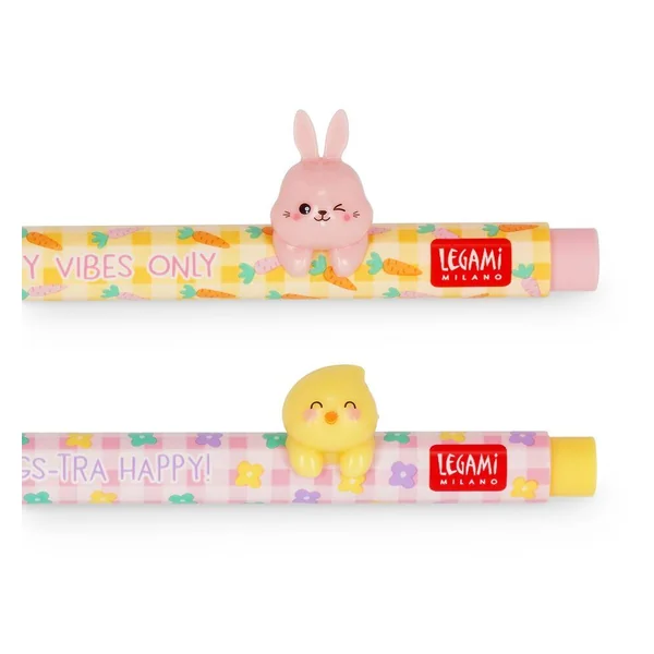 2 GEL PENS ANIMAL DECORATION - HOPPY EASTER - SECRET EASTER 2026 1 0,5 MM TO BE DEFINED