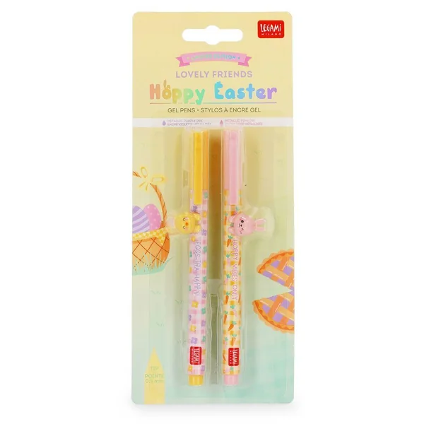 2 GEL PENS ANIMAL DECORATION - HOPPY EASTER - SECRET EASTER 2026 1 0,5 MM TO BE DEFINED