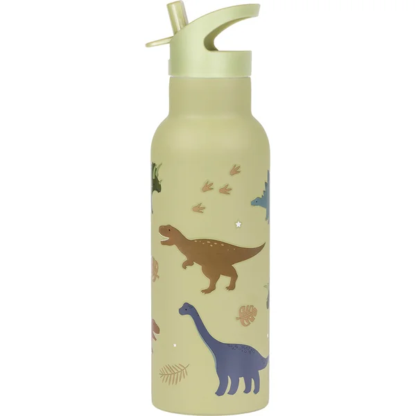 A Little Lovely Company - bouteille d'eau en acier inoxydable, 500 ml - dinosaures