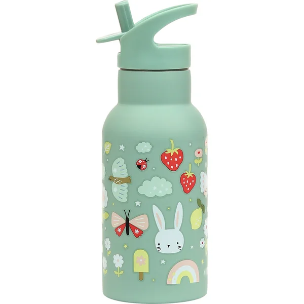 A Little Lovely Company - bouteille en acier inoxydable, 350 ml - joie