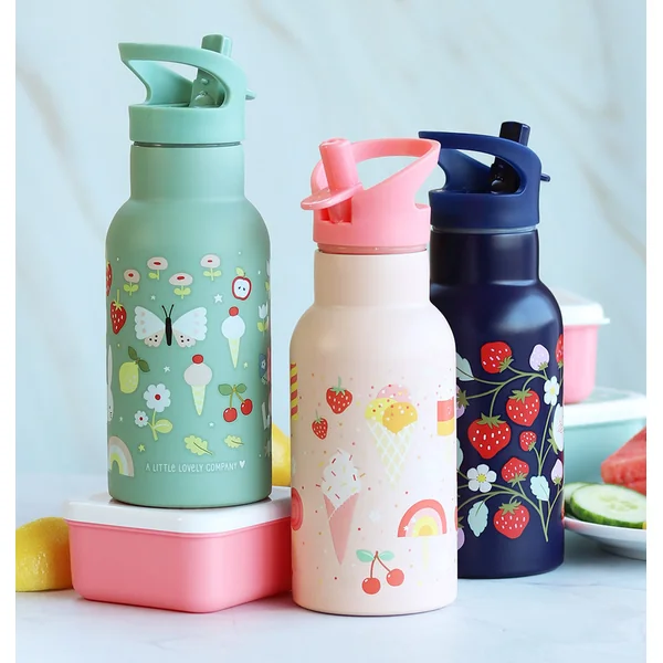 A Little Lovely Company - bouteille en acier inoxydable, 350 ml - joie
