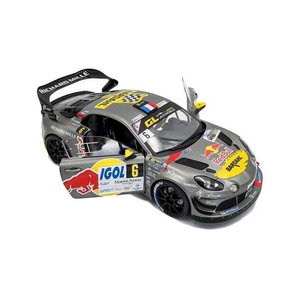 Alpine A110 RGT+ No.6 Loeb/Godey Rallye Mont Blanc 2024 1/18 SOLIDO - S1801630