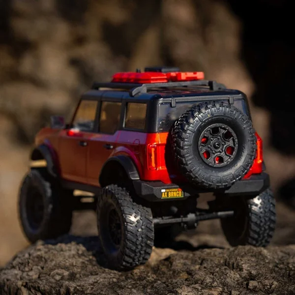 Axial SCX24 Ford Bronco 4WD 2021 Brushed 1/24 Rouge - AXI00006T1