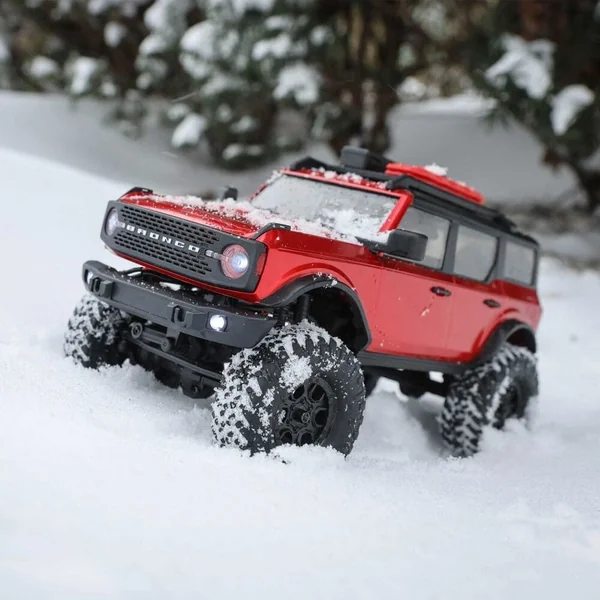 Axial SCX24 Ford Bronco 4WD 2021 Brushed 1/24 Rouge - AXI00006T1