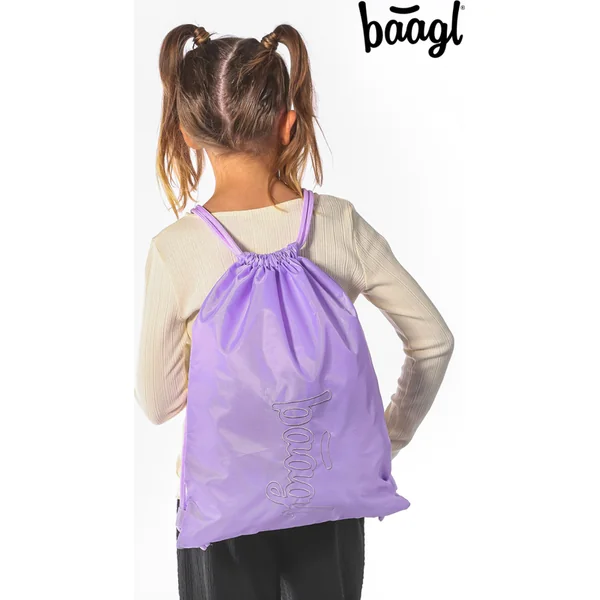 BAAGL ENSEMBLE 3 Core Lavender : sac à dos, trousse, pochette