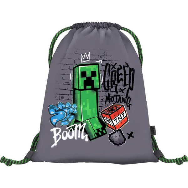 BAAGL ENSEMBLE 3 Skate Minecraft TNT: Sac à dos, Trousse, Sac