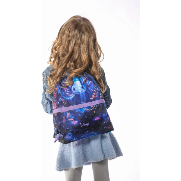 BAAGL ENSEMBLE 5 Ergo Axolotl : cartable, trousse, poche, tablier, portefeuille