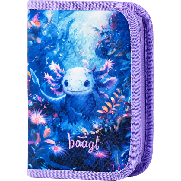 BAAGL ENSEMBLE 5 Ergo Axolotl : cartable, trousse, poche, tablier, portefeuille