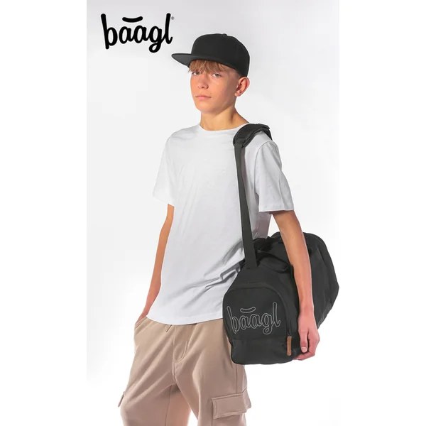 BAAGL ENSEMBLE 5 Skate Max Darkness: sac à dos, trousse, pochette, sac de sport, banane
