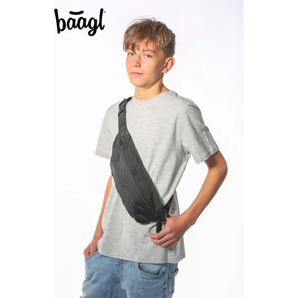 BAAGL ENSEMBLE 5 Skate Max Darkness: sac à dos, trousse, pochette, sac de sport, banane