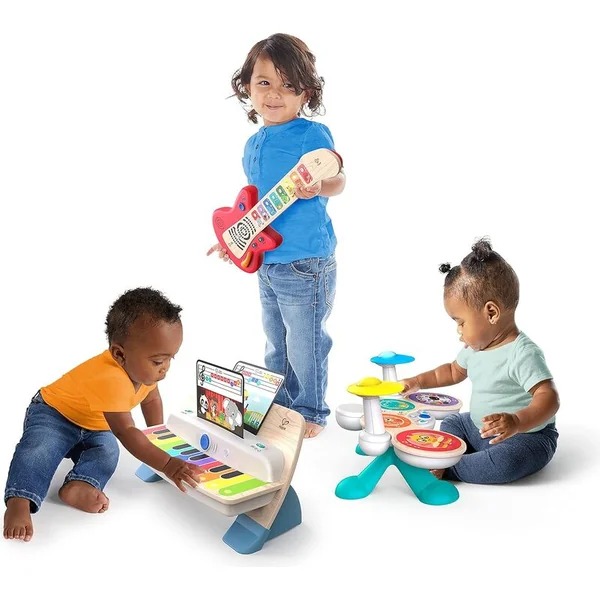 BABY EINSTEIN Jouet guitare musicale en bois Together in Tune Guitar™ Connected Magic Touch