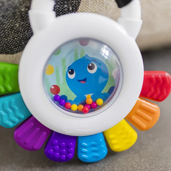 BABY EINSTEIN Jouet sensoriel hochet et anneau de dentition sans BPA Outstanding Opus™ 3m+
