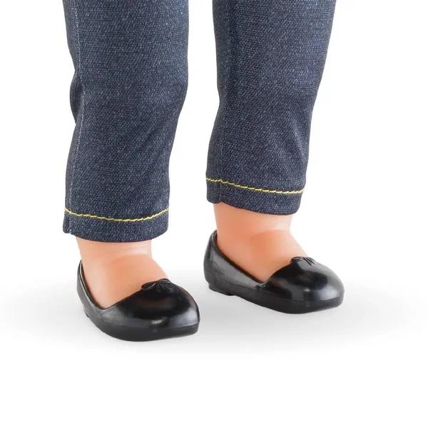 BALLERINES NOIRES POUR POUPEE 36 CM - COROLLE MA COROLLE