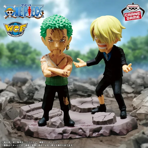Bandai One Piece Figurine World Collectable Log Stories-Roronoa Zoro& Sanji-"...Nothi