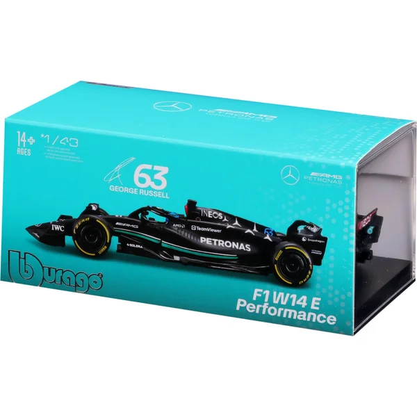 Bburago 1:43 RACE Formula F1 - Mercedes-AMG F1 W15 Performance (2024) #63 (George Russel)