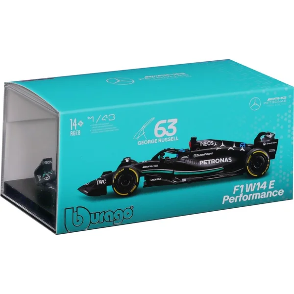 Bburago 1:43 RACE Formula F1 - Mercedes-AMG F1 W15 Performance (2024) #63 (George Russel)