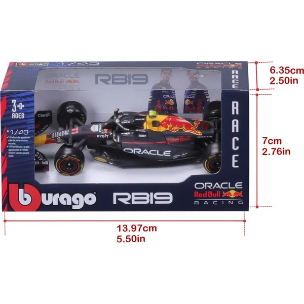 Bburago 1:43 RACE Formula F1 - Red Bull Racing RB20 (2024) #11 (Sergio Pérez)