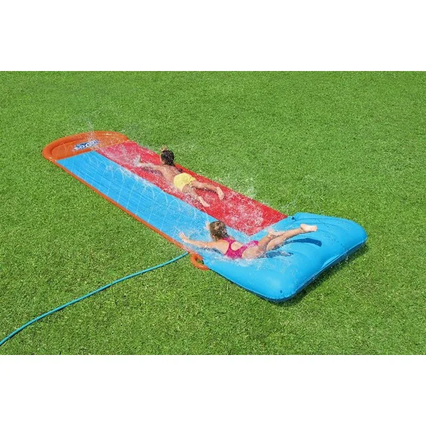 Bestway 52478 H2OGO!® Tsunami Splash Ramp™ toboggan pour 2 personnes 488 x 143 cm