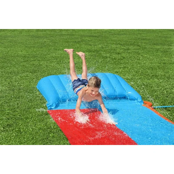 Bestway 52478 H2OGO!® Tsunami Splash Ramp™ toboggan pour 2 personnes 488 x 143 cm