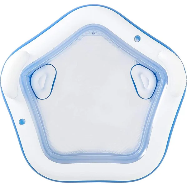 Bestway 54153 Piscine gonflable pour enfants avec accoudoirs et sièges 213cm x 207cm x 69 cm