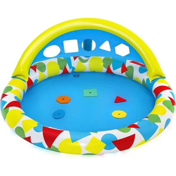 Bestway Piscine gonflable avec formes à encastrer, 1,20m x 1,17m x 46cm