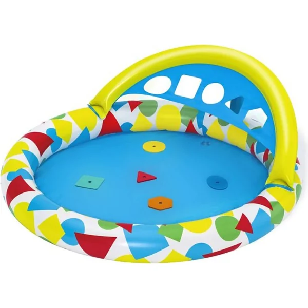 Bestway Piscine gonflable avec formes à encastrer, 1,20m x 1,17m x 46cm
