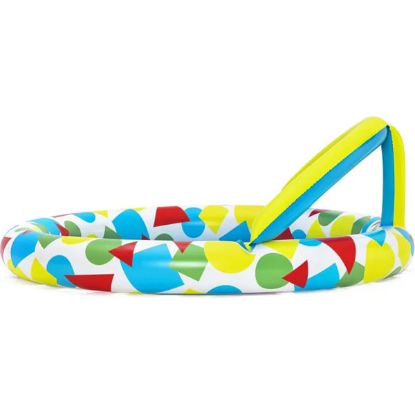 Bestway Piscine gonflable avec formes à encastrer, 1,20m x 1,17m x 46cm