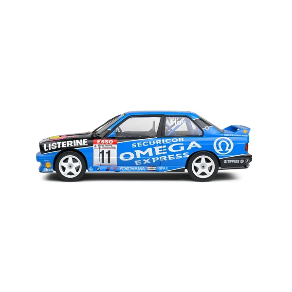 BMW E30 M3 Bleu #1 W.Hoy BTCC 1991 1/18 SOLIDO - S1801522