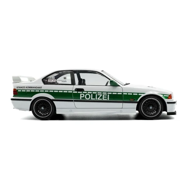 BMW E36 M3 Coupé Solido Works Drift Polizei 1991 1/18 SOLIDO - S1803915