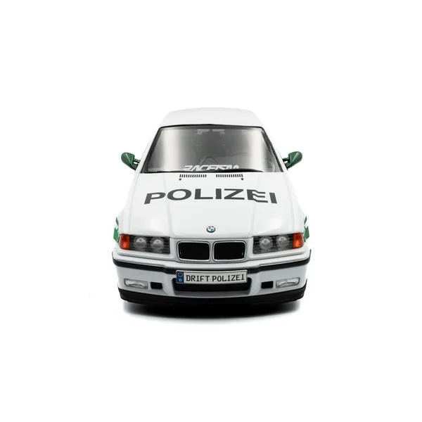 BMW E36 M3 Coupé Solido Works Drift Polizei 1991 1/18 SOLIDO - S1803915