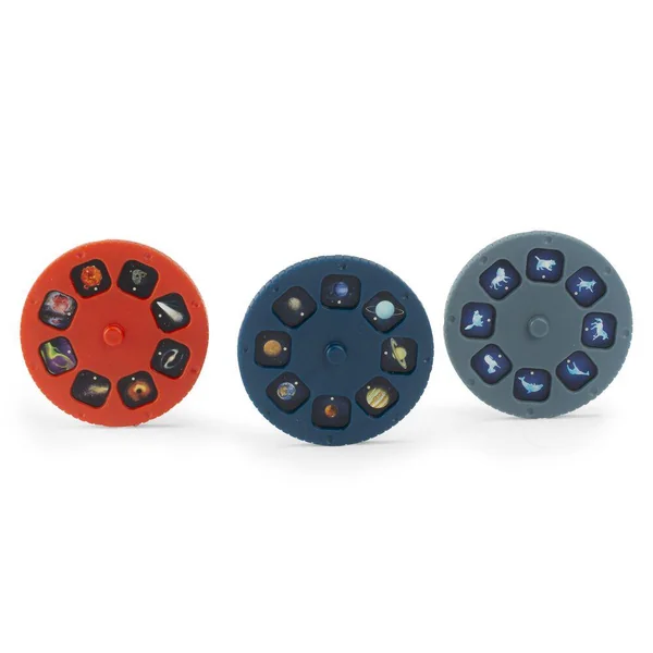 BOITE DE 3 DISQUES POUR PROJECTEUR L'EXPLORATEUR LE JARDIN DU MOULIN