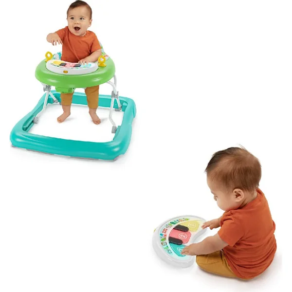 BRIGHT STARTS Trotteur 2 en 1 Jungle Vines 6m+, jusqu'à 12kg