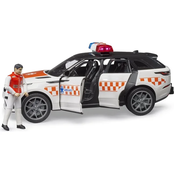 Bruder 2885 Véhicule de secours médical Range Rover Velar avec conducteur