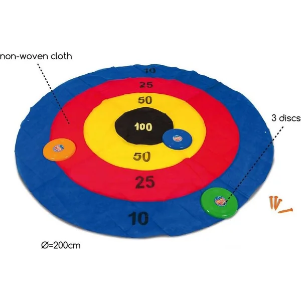 BS Toys Lancer des disques sur une cible colorée