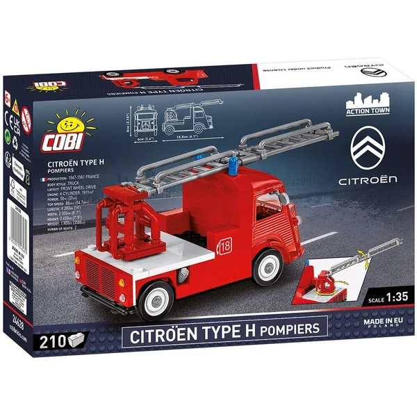 CAMION DE POMPIER CITROEN TYPE H 1:35