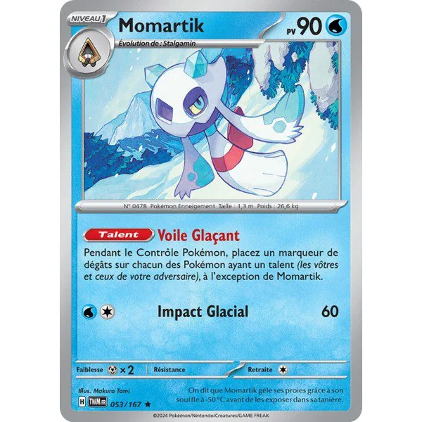 Carte Pokémon Momartik 053/167 – EV Mascarade Crépusculaire