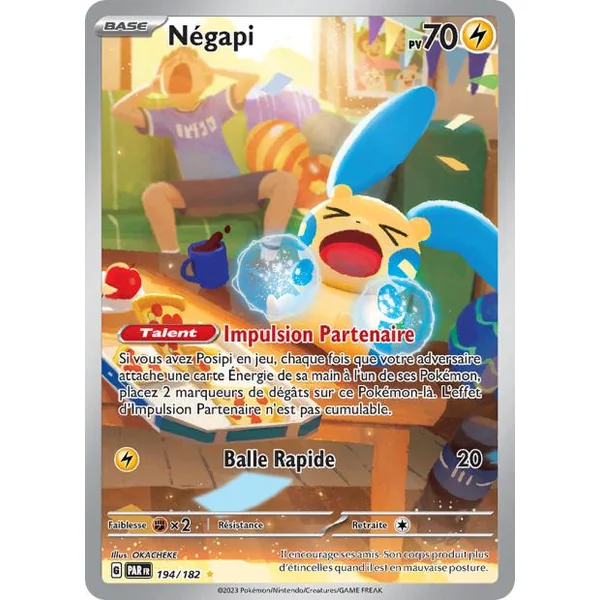 Carte Pokémon Negapi 194/182 – EV Faille Paradoxe