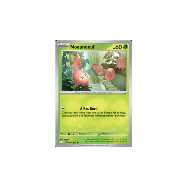 Carte Pokémon Noeunoeuf 004/132 – Méga-Évolution