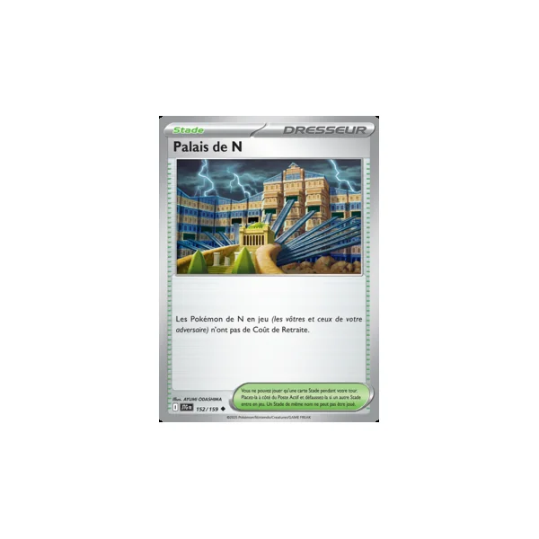Carte Pokémon Palais de N 152/159 – EV Aventures Ensemble