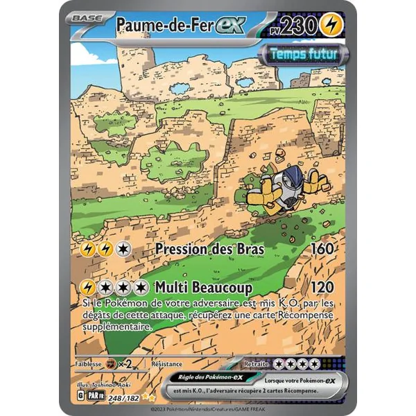 Carte Pokémon Paume de Fer ex 248/182 – EV Faille Paradoxe